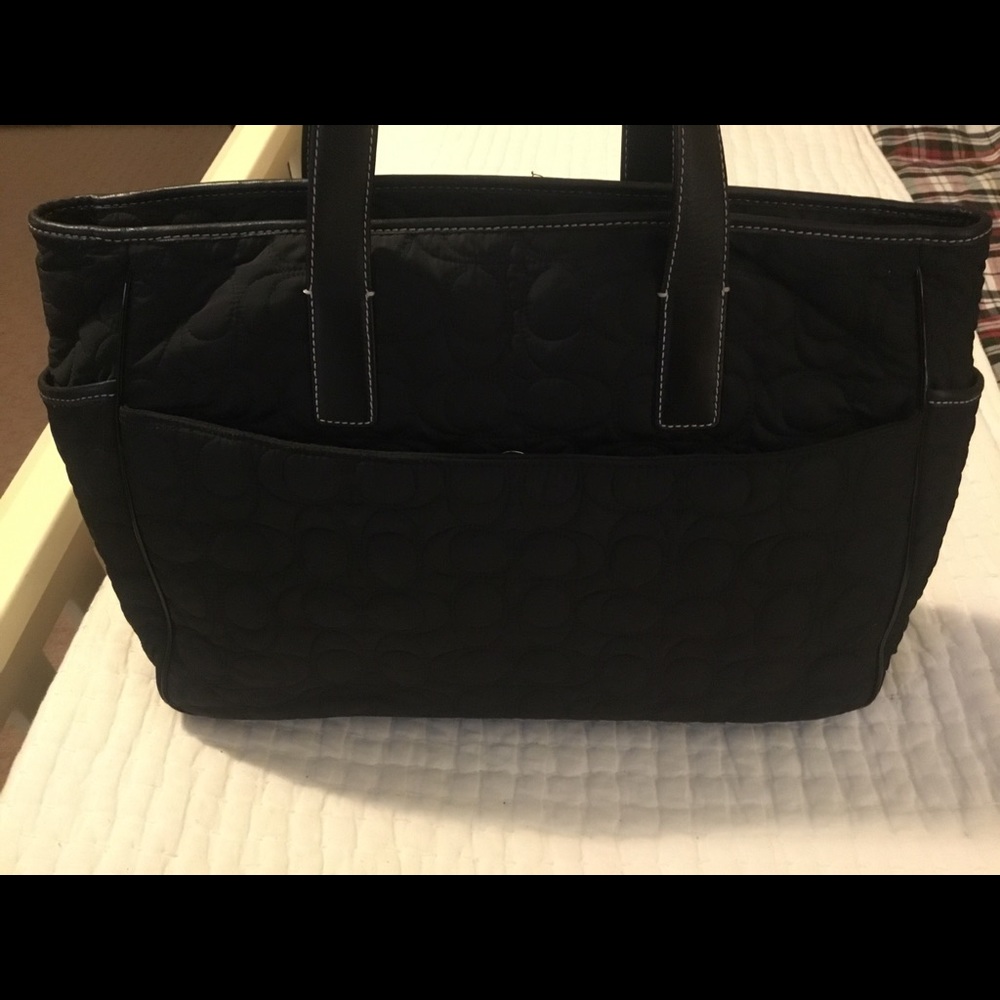 Authentic Coach black baby bag - Picture 5 of 8